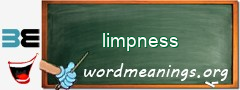 WordMeaning blackboard for limpness